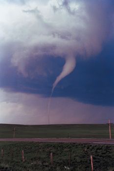 Picture of a tornado.